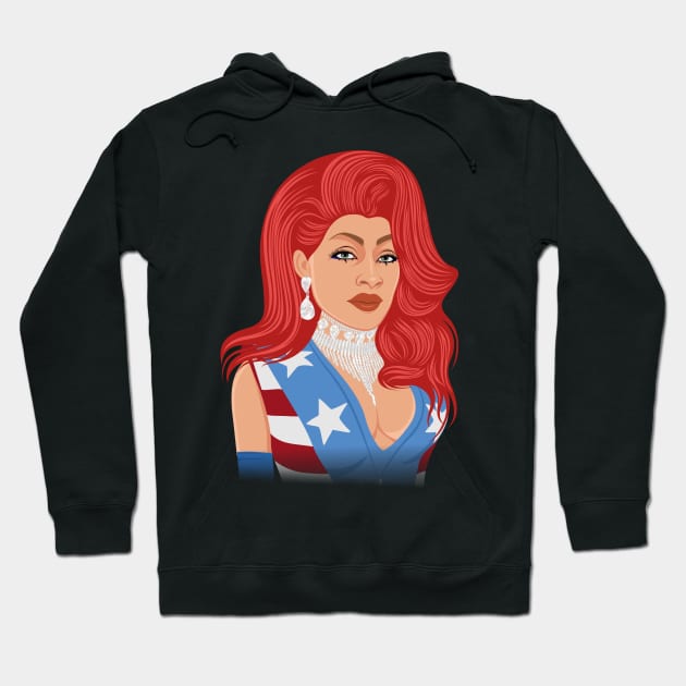 Jaida Essence hall : RuPaul drag race season 12 queen Hoodie by Amelia Emmie